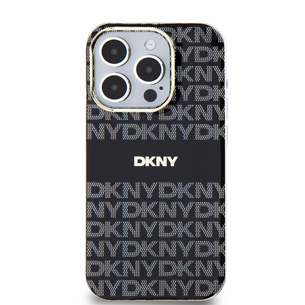 DKNY DKHMP13LHRHSEK iPhone 13 Pro / 13 6.1 inch black hardcase IML Mono & Stripe MagSafe - Image 3