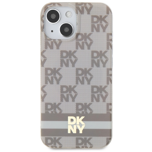DKNY DKHMP15MHCPTSE iPhone 15 Plus / 14 Plus 6.7 inch beige hardcase IML Checkered Mono Pattern & Pr - Image 3