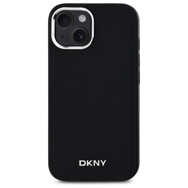 DKNY DKHMP14SPSCMCLK iPhone 14 6.1" black hardcase Plain Logo MagSafe - Image 3