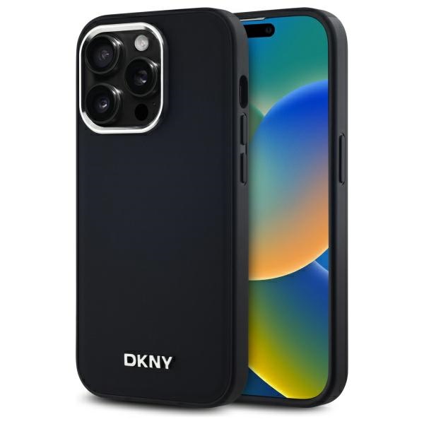 DKNY DKHMP14LPSCMCLK iPhone 14 Pro 6.1" black hardcase Plain Logo MagSafe