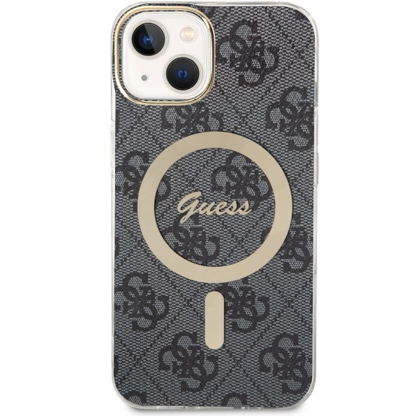 Guess GUHMP14SH4STK iPhone 14 / 15 / 13 6.1" black hardcase 4G MagSafe - Image 2