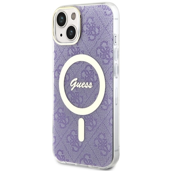 Guess GUHMP14SH4STU iPhone 14 / 15 / 13 6.1" purple hardcase 4G MagSafe - Image 2
