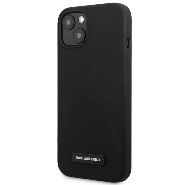 Karl Lagerfeld KLHCP13SSLMP1K iPhone 13 mini 5,4" hardcase black Silicone Plaque - Image 2