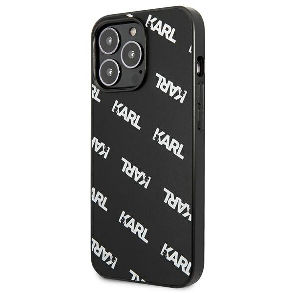 Karl Lagerfeld KLHCP13LPULMBK3 iPhone 13 Pro / 13 6,1" hardcase black Allover - Image 2