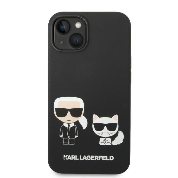 Karl Lagerfeld KLHMP14MSSKCK iPhone 14 Plus / 15 Plus 6,7" hardcase black Liquid Silicone Karl - Image 3