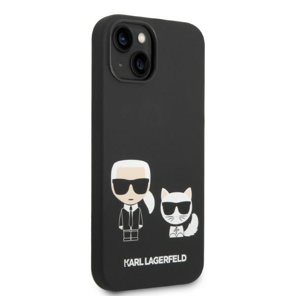 Karl Lagerfeld KLHMP14MSSKCK iPhone 14 Plus / 15 Plus 6,7" hardcase black Liquid Silicone Karl - Image 4