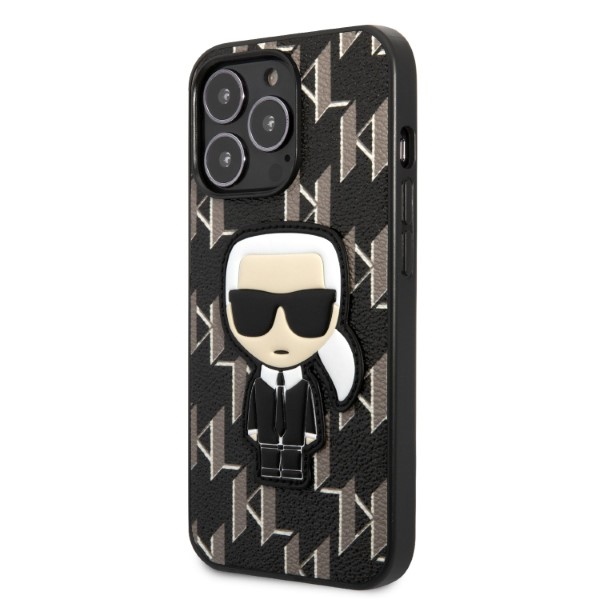 Karl Lagerfeld KLHCP13LPMNIKBK iPhone 13 Pro / 13 6,1" hardcase black Monogram Ikonik Patch - Image 2
