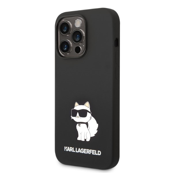 Karl Lagerfeld KLHCP14XSNCHBCK iPhone 14 Pro Max 6,7" hardcase black Silicone Choupette - Image 2
