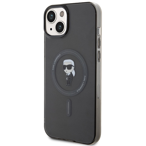 Karl Lagerfeld KLHMP15MHFCKNOK iPhone 15 Plus / 14 Plus 6.7" black hardcase IML Ikonik MagSafe - Image 2