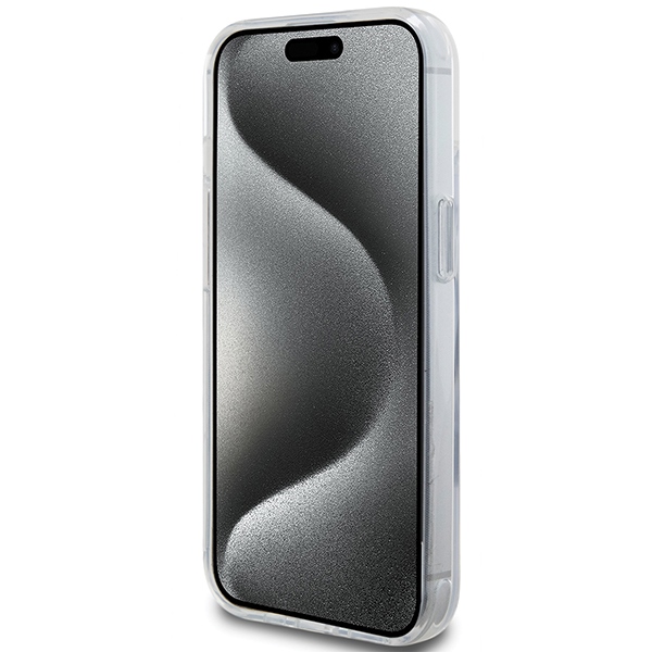 Karl Lagerfeld KLHMP15SHMRSKCH iPhone 15/ 14 / 13 6.1" white hardcase Ring Stand Karl&Choupett - Image 5