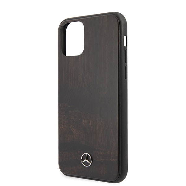 Mercedes MEHCN58VWOBR iPhone 11 Pro hard case brown Wood Line Rosewood - Image 3