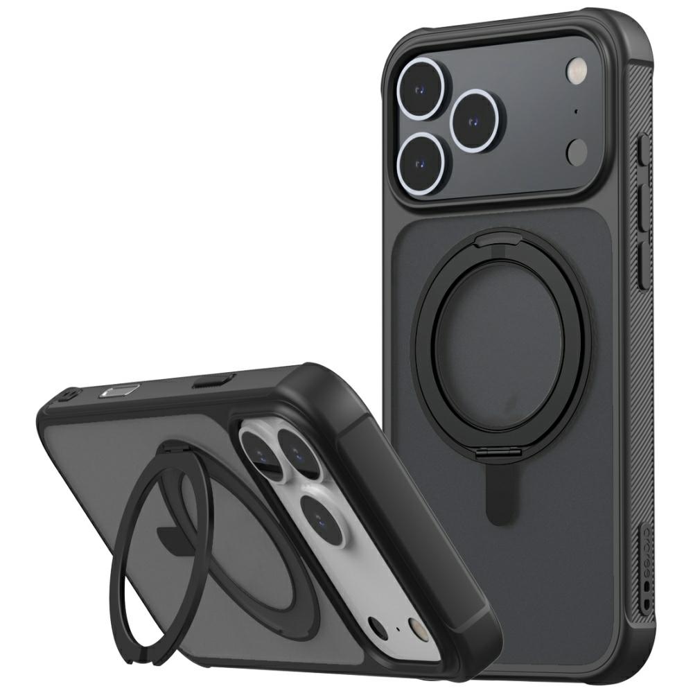 Araree Duple M Stand MagSafe Case for iPhone 17 Pro Max Black