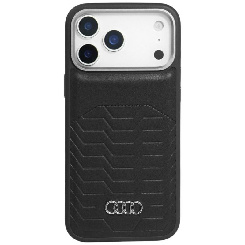 Case Audi GT Synthetic Leather MagSafe for iPhone 17 Pro Max black