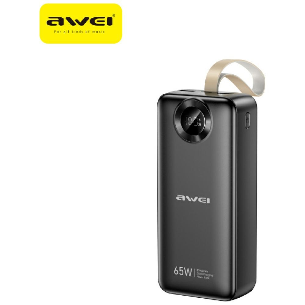 Powerbank Awei PA-34 30000mAh 65W Fast   charging black