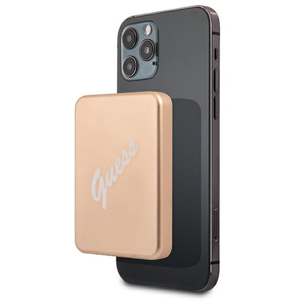 Guess 5W Wireless Powerbank GUPBMSVSLG3000mAh Gold MagSafe