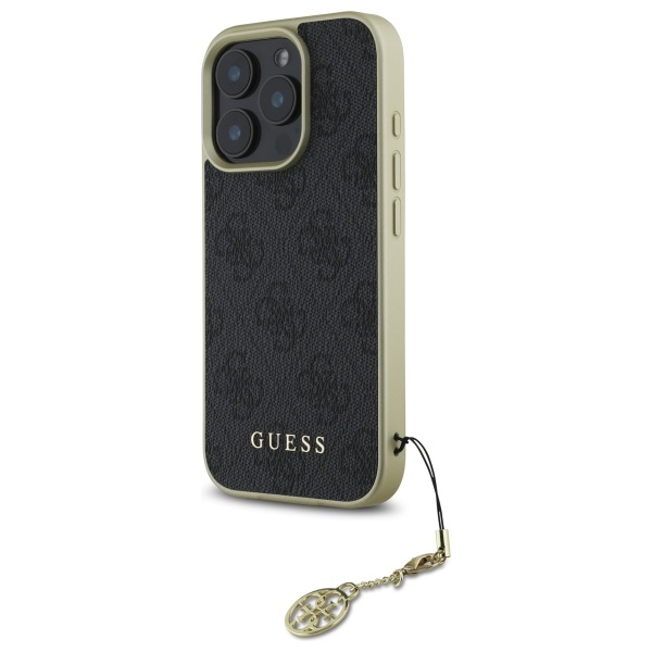 Guess GUHCP16XGF4GGR iPhone 16 Pro Max 6.9" black hardcase 4G Charms Collection - Image 2