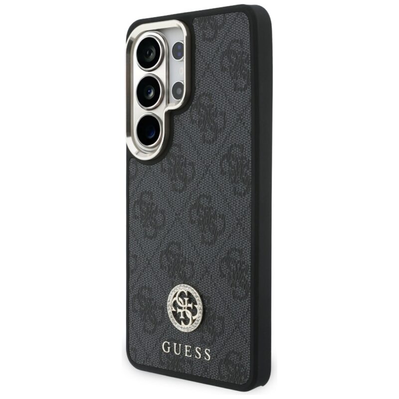 Case Guess 4G Big Rhinestone Triangle Strap MagSafe for Samsung Galaxy S26 Ultra black - Image 2