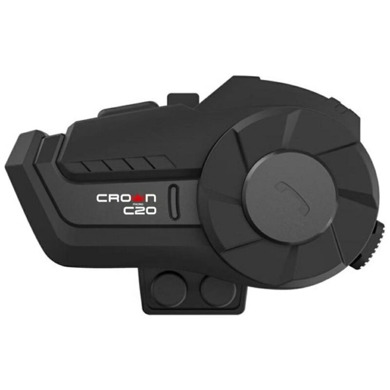 Motorcycle intercom Crown C20 Bluetooth 5.1 black