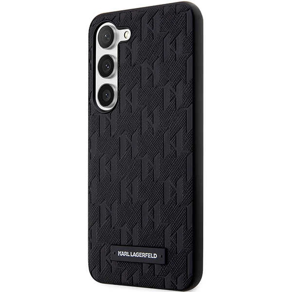 Karl Lagerfeld KLHCS23MSAKLHPK S23+ S916 hardcase black Saffiano Mono Metal Logo - Image 2