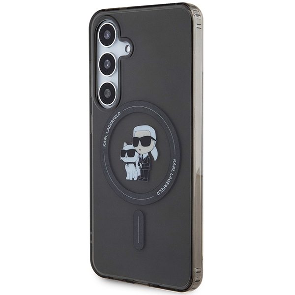 Karl Lagerfeld KLHMS24SHGKCNOK S24 S921 black hardcase IML Karl&Choupette MagSafe - Image 2