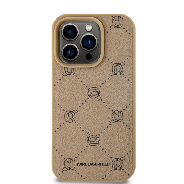 Karl Lagerfeld KLHMP15LPGKHPHEPhone 15 Pro 6.1" beige Magsafe Karl Head - Image 2