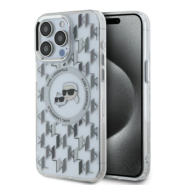 Karl Lagerfeld KLHMP15LHMCKMHT iPhone 15 Pro 6.1"transparent IML Monogram Karl&Choupet