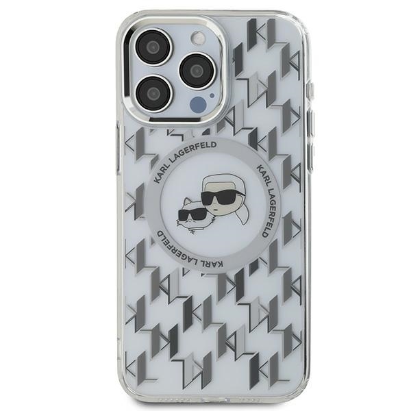 Karl Lagerfeld KLHMP15LHMCKMHT iPhone 15 Pro 6.1"transparent IML Monogram Karl&Choupet - Image 3