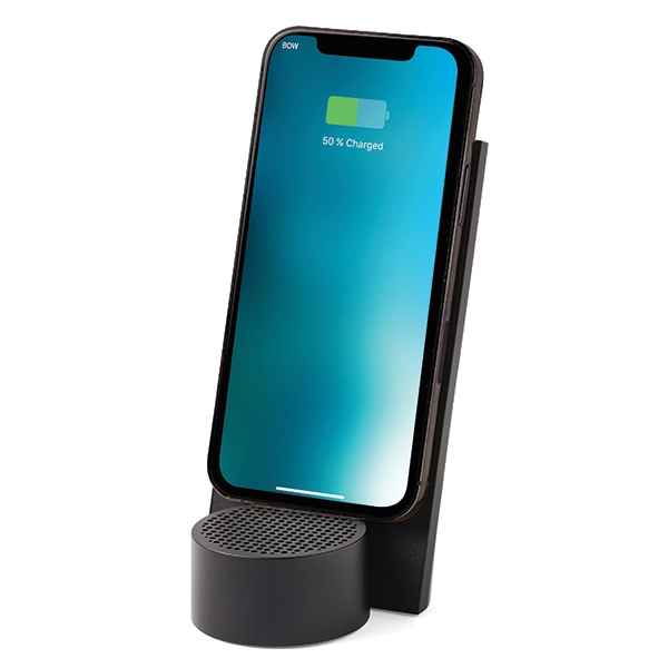 Lexon City Energy Pro 10W Wireless Charger with Bluetooth Speaker black LD145N - Image 2