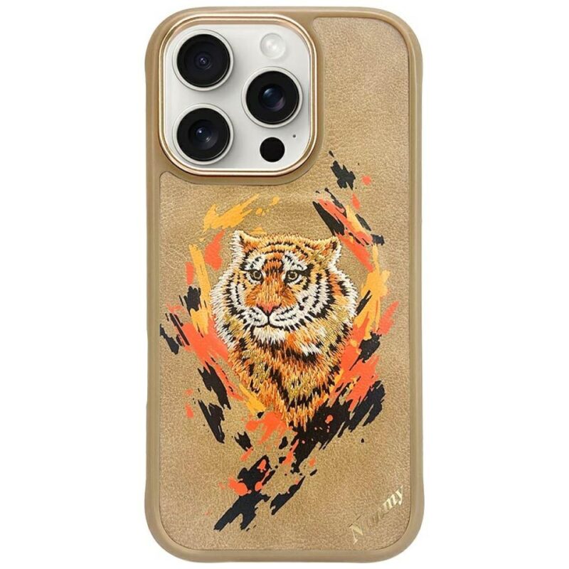 Nimmy Tiger MagSafe case for iPhone 16 Pro Max light brown