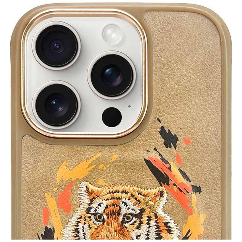 Nimmy Tiger MagSafe case for iPhone 16 Pro Max light brown - Image 2