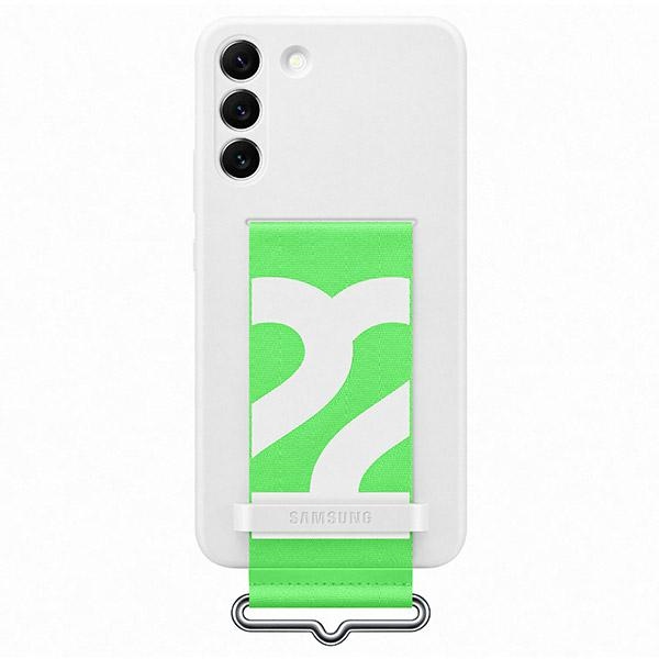 Case Samsung EF-GS901TW S22 S901 white Silicone Cover Strap