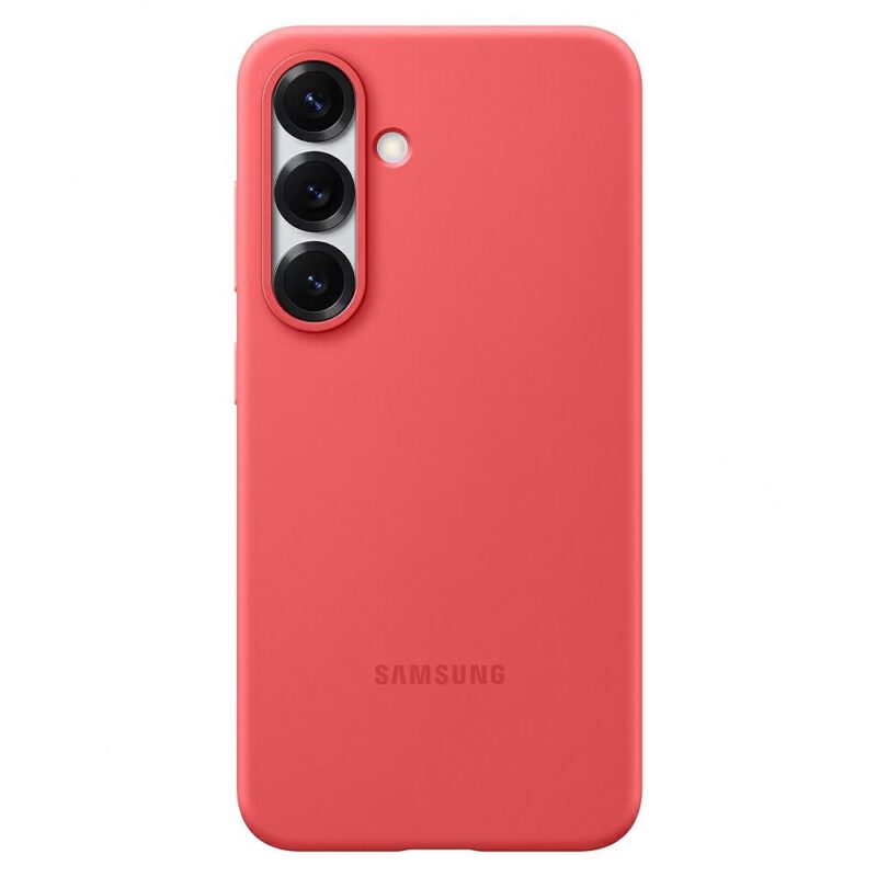 Samsung Silicone Case for Galaxy S25+ red