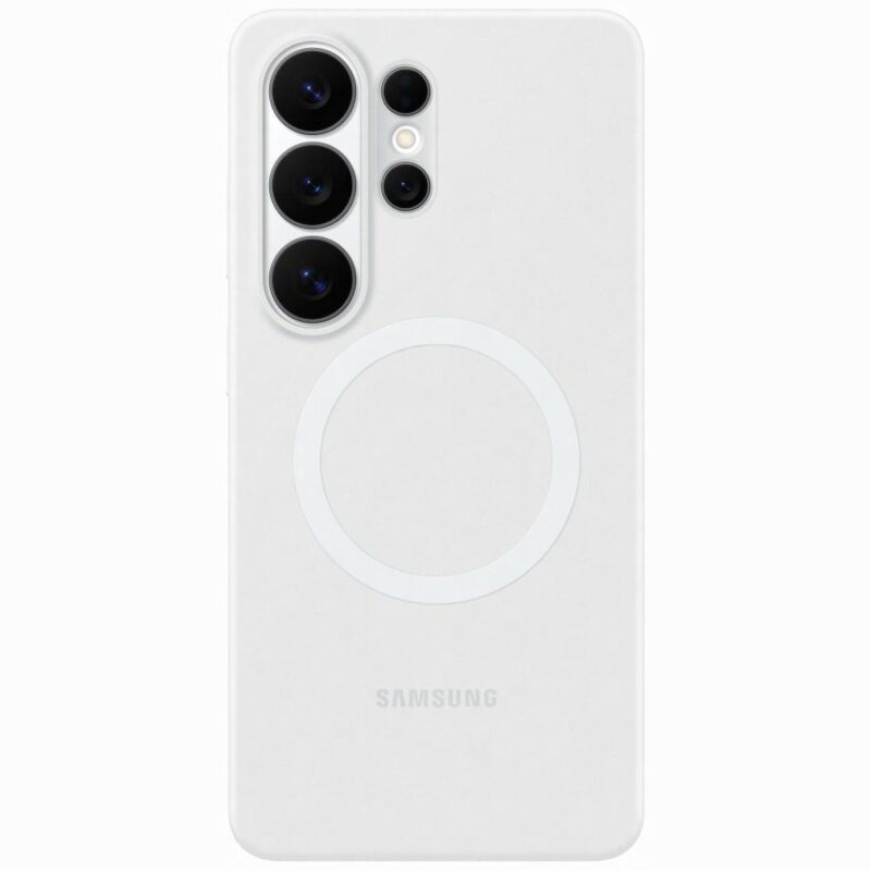 Case Samsung Silicone Magnet for Samsung Galaxy S26 Ultra white