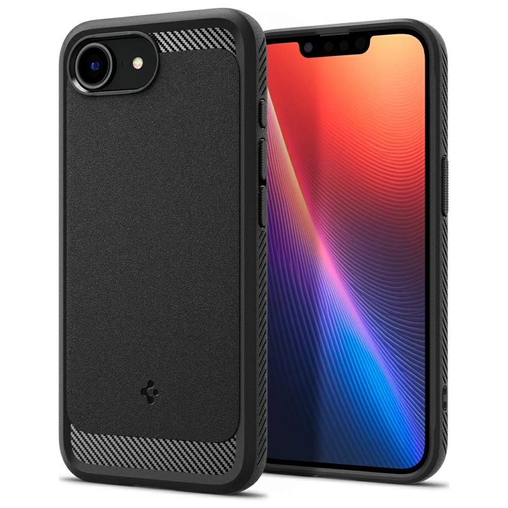 Case Spigen Rugged Armor Mag MagSafe for iPhone 16e / 17e black