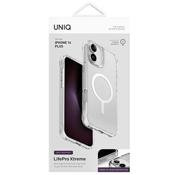 UNIQ LifePro Xtreme iPhone 16 Plus 6.7" Magclick Charging case transparent/frost clear - Image 4