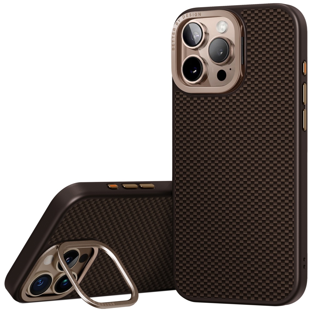 Case UNIQ Keva Max for iPhone 16 Pro Max Magclick Charging Camera Stand brown - Image 2