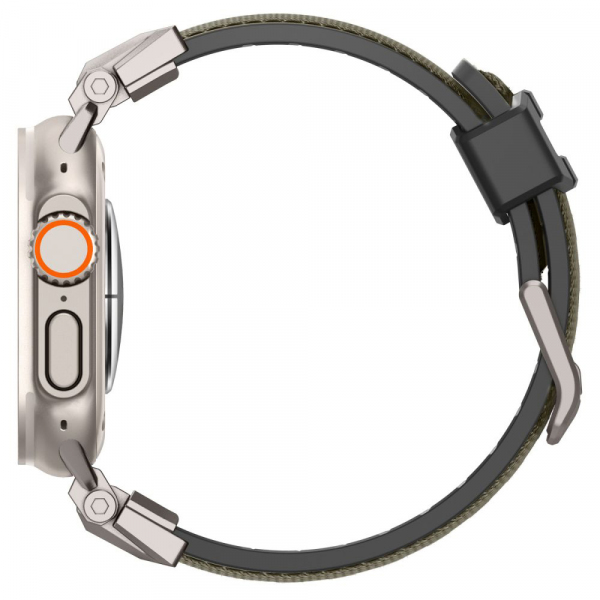 DuraPro Armor Strap Spigen for Apple Watch 49mm / 46mm / 45mm / 44mm / 42mm Series, Military Green AMP09102 - Image 5