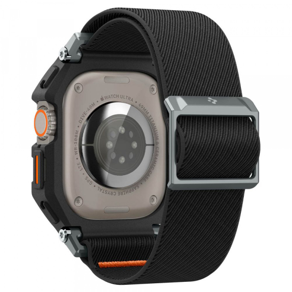 Lite Fit Pro Case Spigen for Apple Watch Ultra Series, Matte Black ACS07104 - Image 3