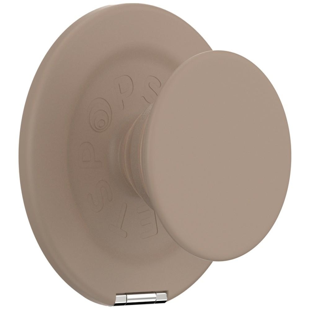 PopSockets Kick-Out Grip Latte MagSafe phone grip and stand beige