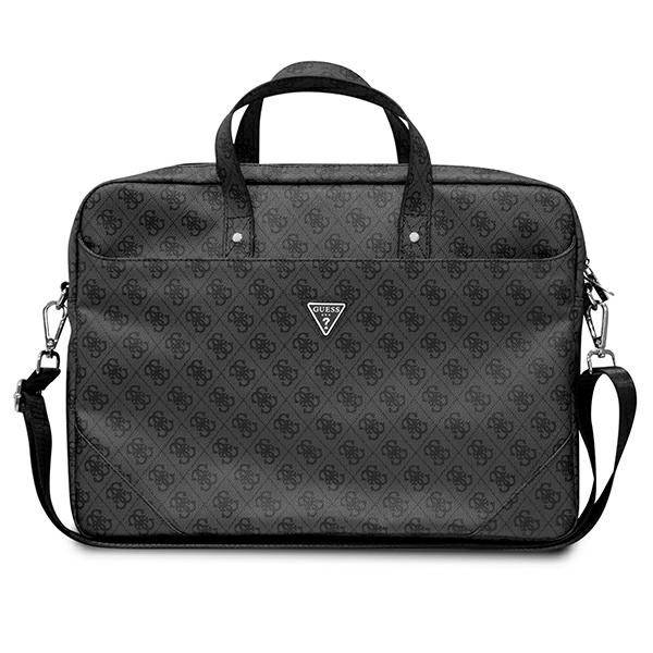 Guess Bag GUCB15P4TK 16" black Saffiano 4G Triangle Logo