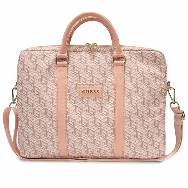 Guess Bag GUCB15HGCFSEP 16"pink GCube Stripes