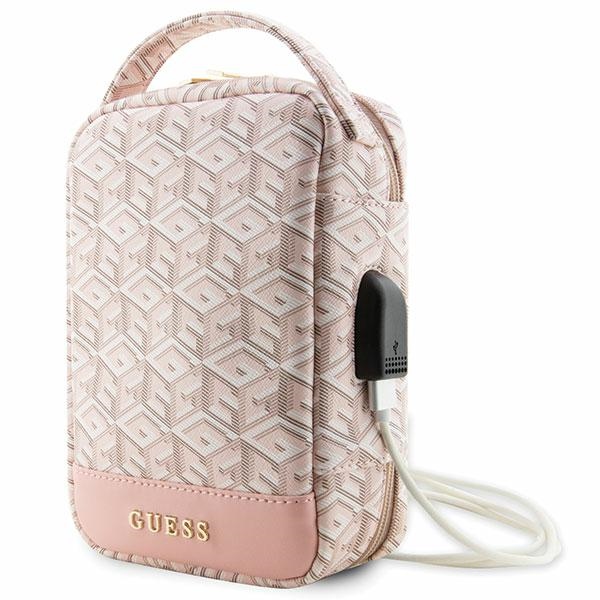 Guess Bag GUHBHGCFSEP Organize pink GCube Stripe