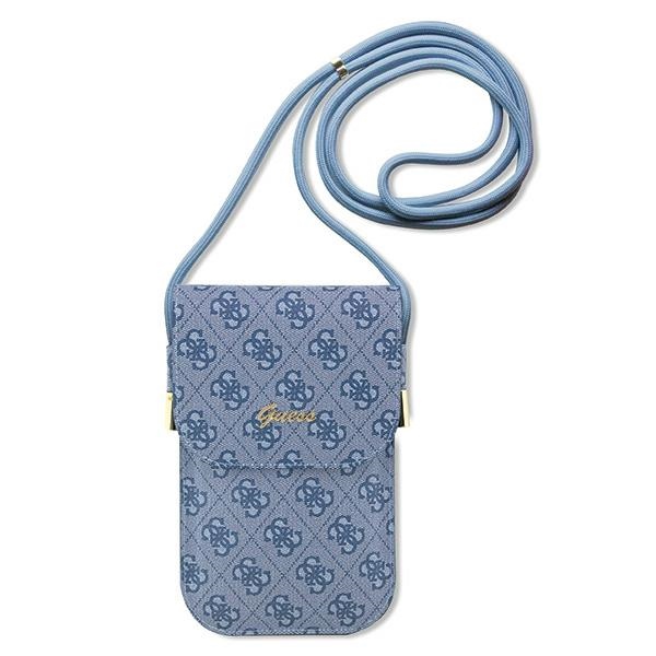 Guess Handbag GUOWBP4SNSB blue 4G Metal Script Logo
