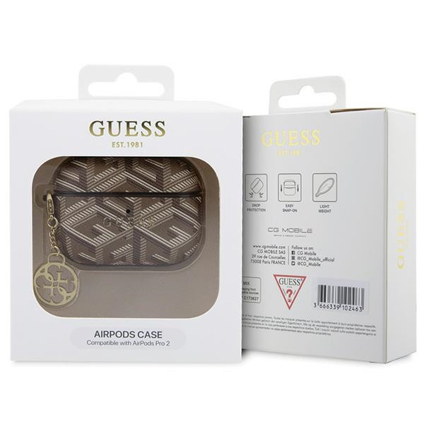 Guess GUAP2PGCE4CW AirPods Pro 2 (2022/2023) cover brown GCube Charm - Image 4