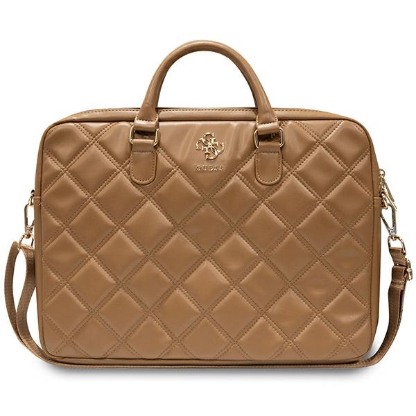 Guess Bag GUCB15ZPSQSSGW 16" brown Quilted 4G