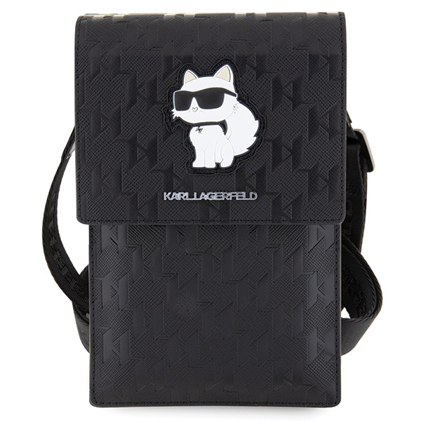 Karl Lagerfeld Torebka KLWBSAKHPCK black Saffiano Monogram Choupette - Image 2
