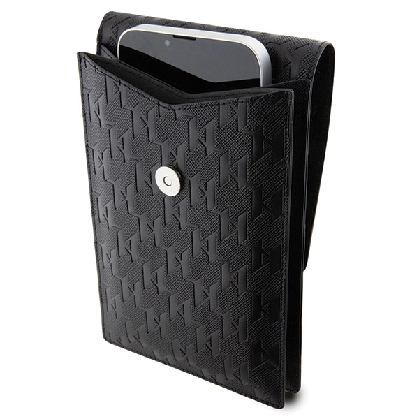 Karl Lagerfeld Torebka KLWBSAKHPCK black Saffiano Monogram Choupette - Image 4