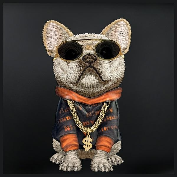 Nimmy Crossbody black Glasses Cool Dog - Image 3