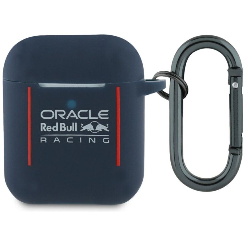 Case Red Bull Silicone Logo & Lines for AirPods 1 / 2 navy blue