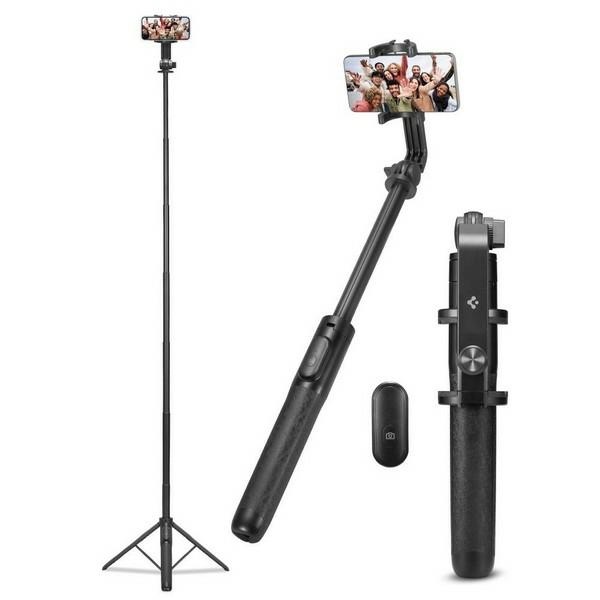 Spigen Selfiestick S560W Tripod Bluetooth black AMP05813